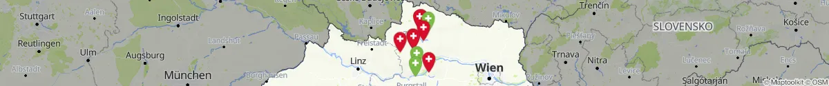 Kartenansicht für Apotheken-Notdienste in der Nähe von Zwettl (Niederösterreich)